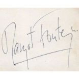 MARGOT FONTEYN (1919-1991) - BALLET - AUTOGRAPH IN ALBUM