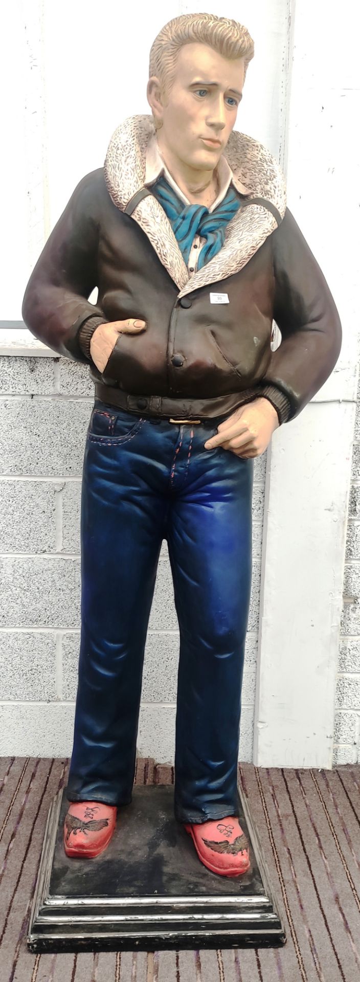 JAMES DEAN - LIFESIZE 1/1 SCALE FIBREGLASS STATUE / FIGURE