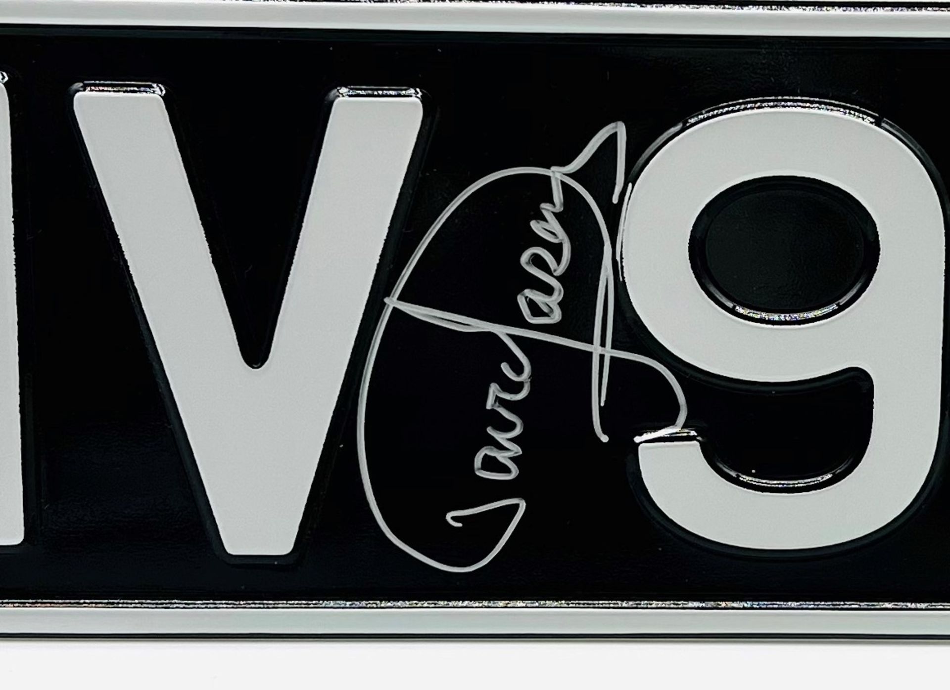 ONLY FOOLS & HORSES - DHV 938D - DAVID JASON SIGNED NUMBER PLATE - Image 2 of 2
