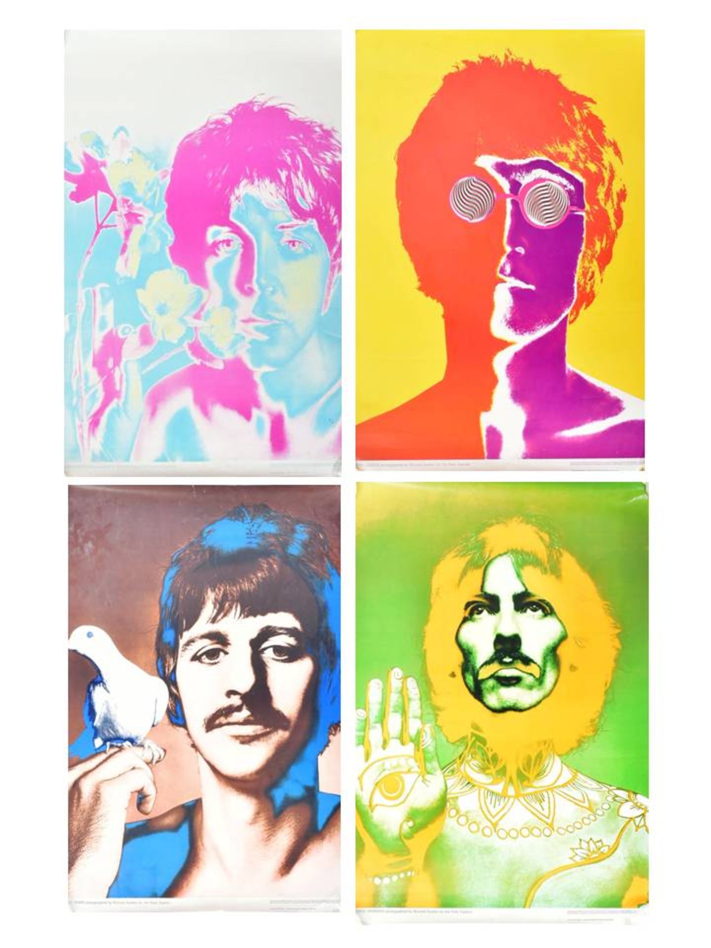 THE BEATLES - RICHARD AVEDON - ORIGINAL POSTERS