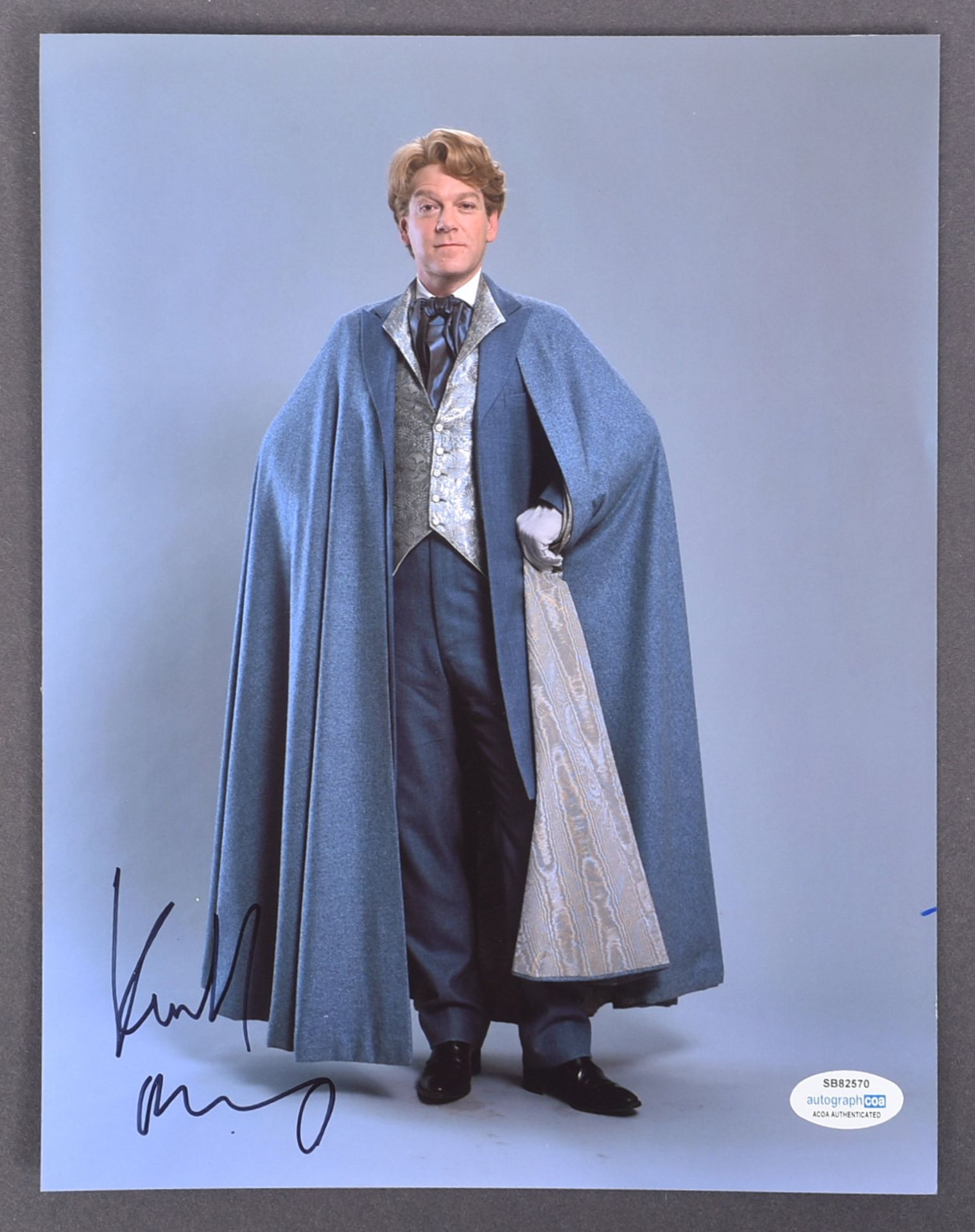 HARRY POTTER - SIR KENNETH BRANAGH - SIGNED 8X10" - ACOA