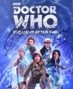 DOCTOR WHO - THE DOCTORS - AUTOGRAPHED 8X10" PHOTO