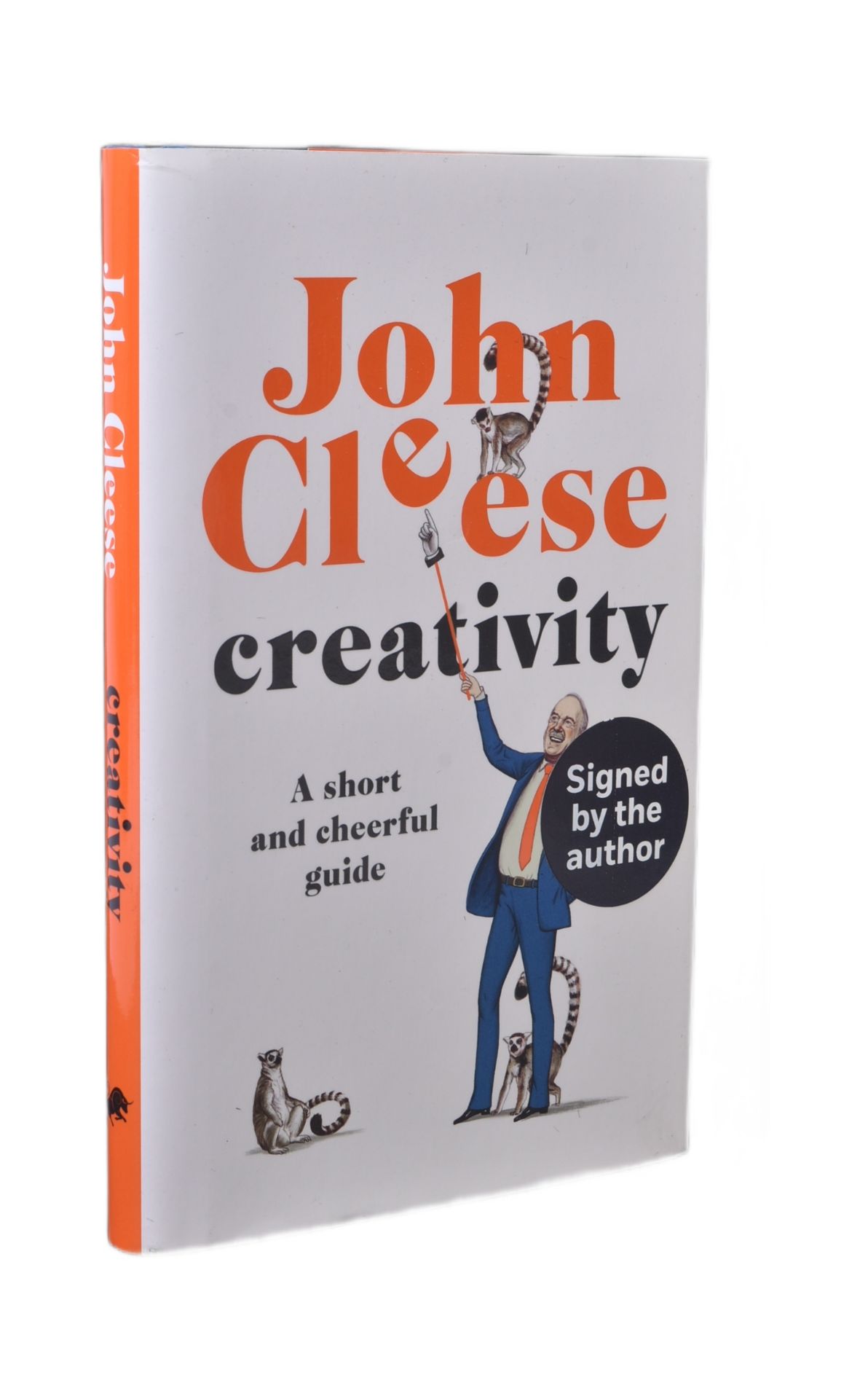 JOHN CLEESE - CREATIVITY - AUTOGRAPHED HARDCOVER BOOK