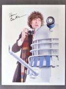 DOCTOR WHO - TOM BAKER - FOURTH DOCTOR - AUTOGRAPHED 8X10" PHOTO