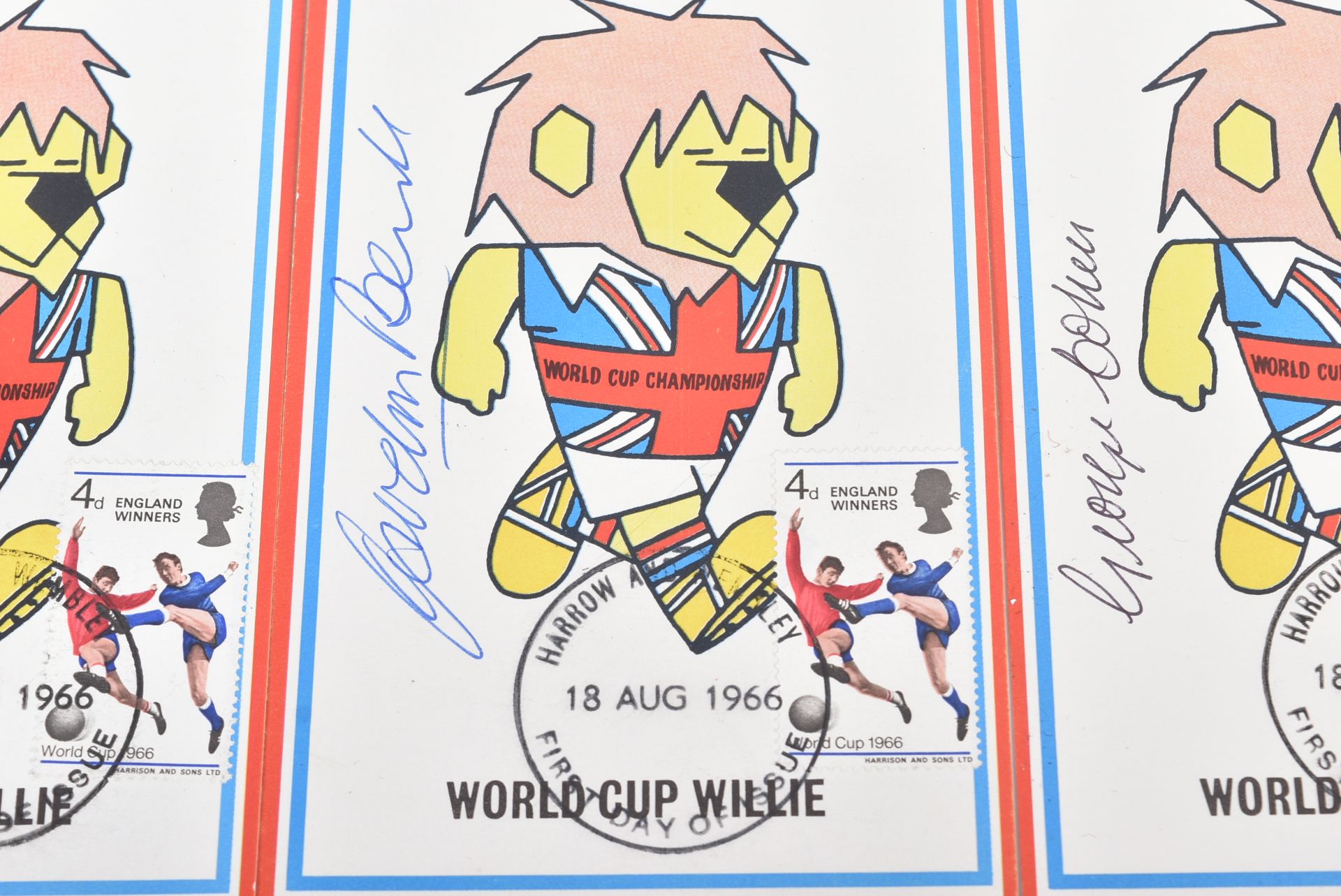 WORLD CUP 1966 - COLLECTION OF AUTOGRAPHS - FOOTBALL - Image 4 of 6