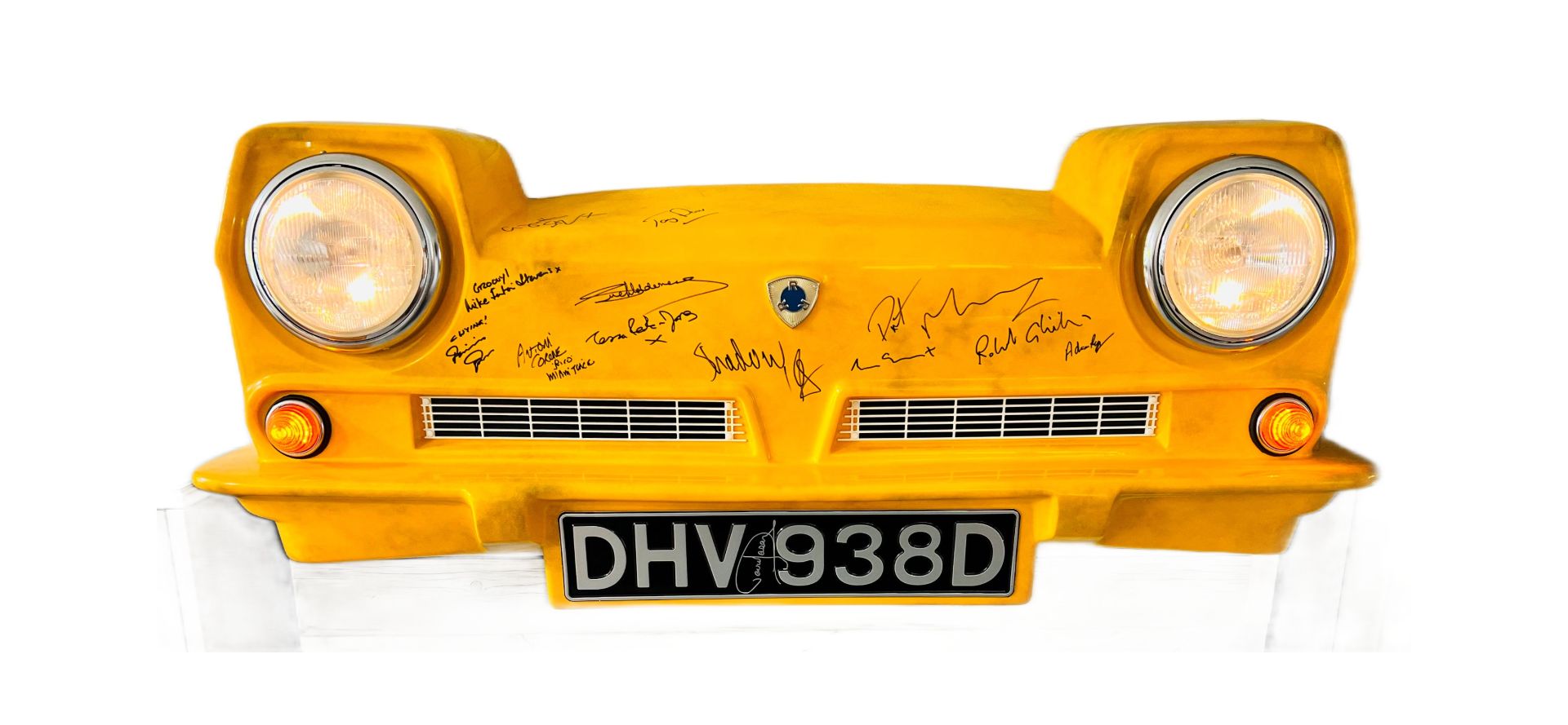 ONLY FOOLS & HORSES - TROTTER VAN FRONT END - SIGNED BY DAVID JASON + CAST