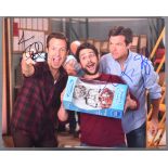 HORRIBLE BOSSES (2011) - MAIN CAST TRIPLE-SIGNED 8X10" - ACOA