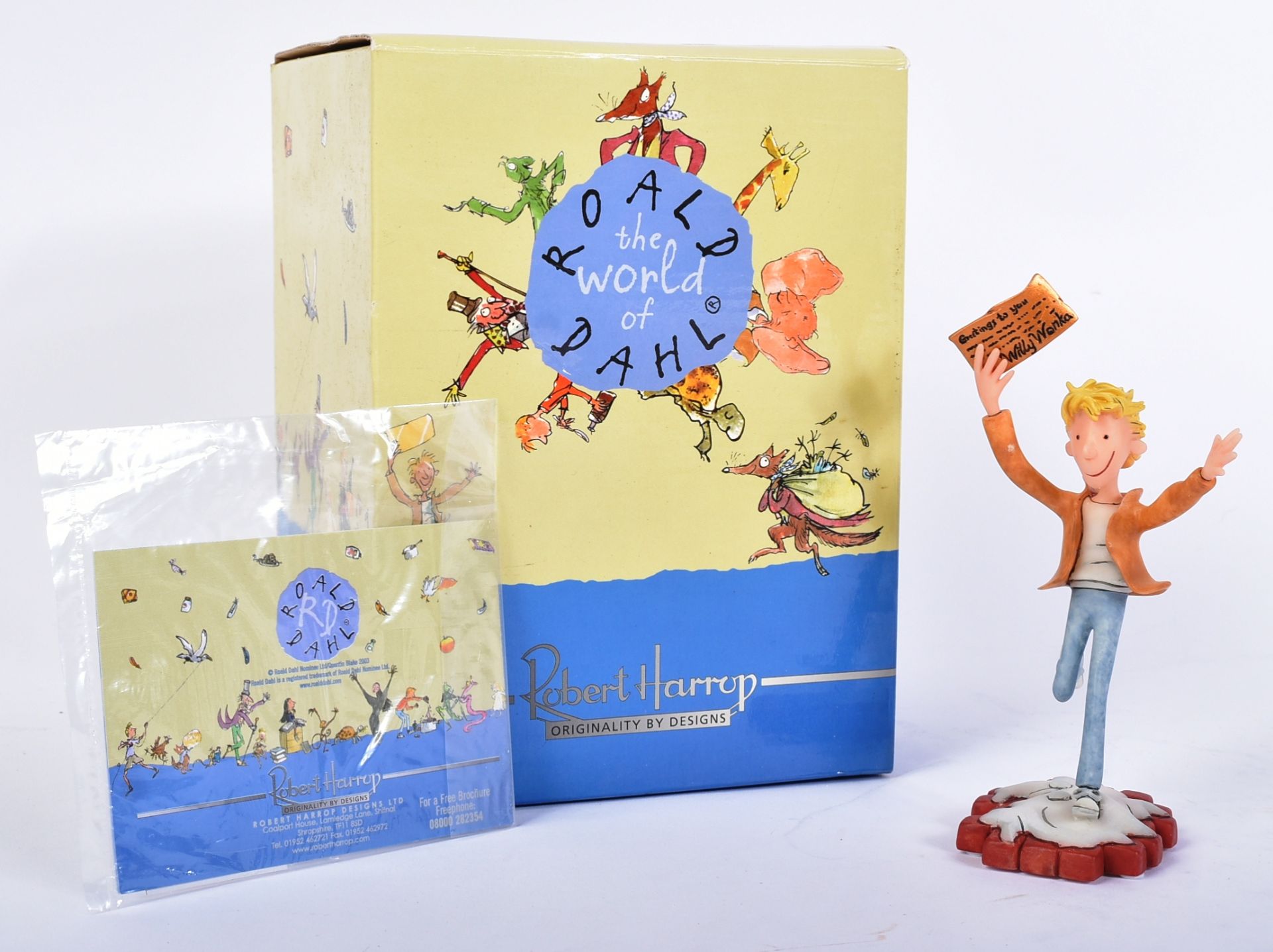 THE WORLD OF ROALD DAHL – ROBERT HARROP – STATUE / FIGURINE