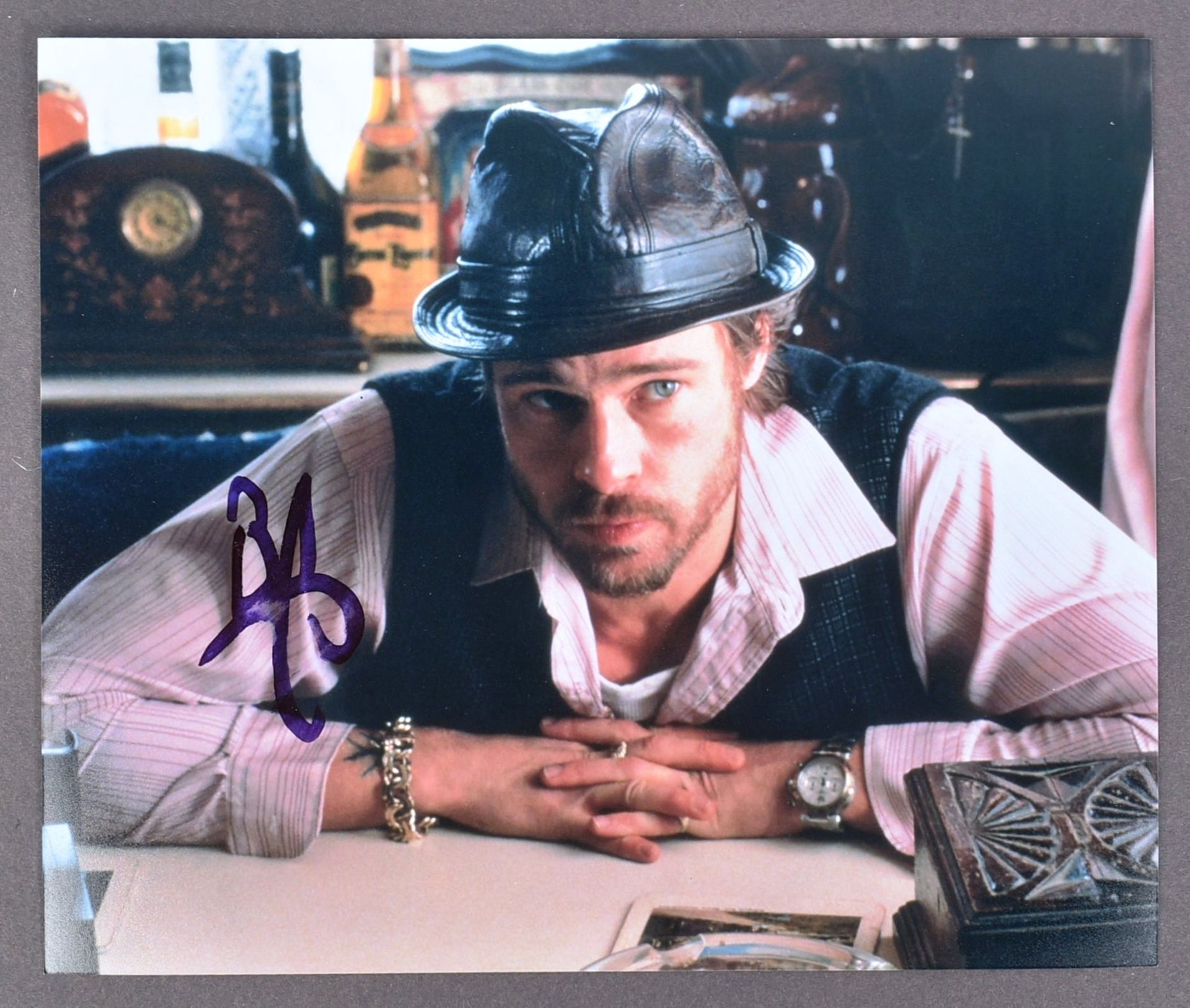 BRAD PITT - SNATCH (2000) - SIGNED 8X10" - ACOA