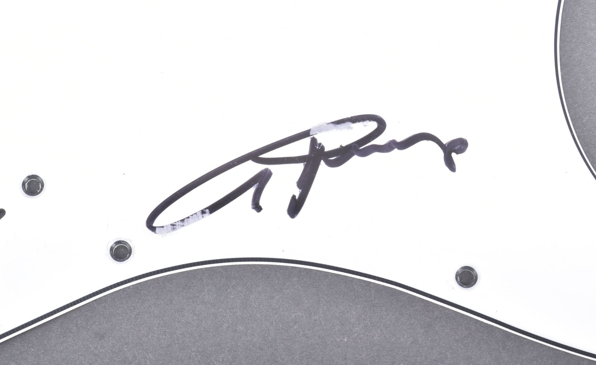 AC/DC - ANGUS YOUNG - SIGNED GUITAR PICKGUARD - ACOA - Image 2 of 2