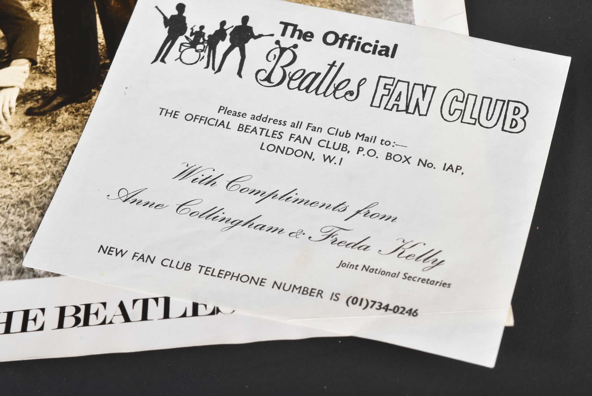 BEATLES - COLLECTION OF FAN CLUB EPHEMERA, INC. POSTER, PHOTOS ETC - Image 3 of 5