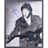 THE BEATLES - SIR PAUL MCCARTNEY - AUTOGRAPHED 8X10" - AFTAL