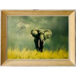 ONLY FOOLS & HORSES - DAVID SHEPHERD 'WISE OLD ELEPHANT' DAVID JASON SIGNED PRINT