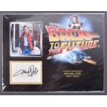 MICHAEL J FOX - BACK TO THE FUTURE - AUTOGRAPH DISPLAY - AFTAL