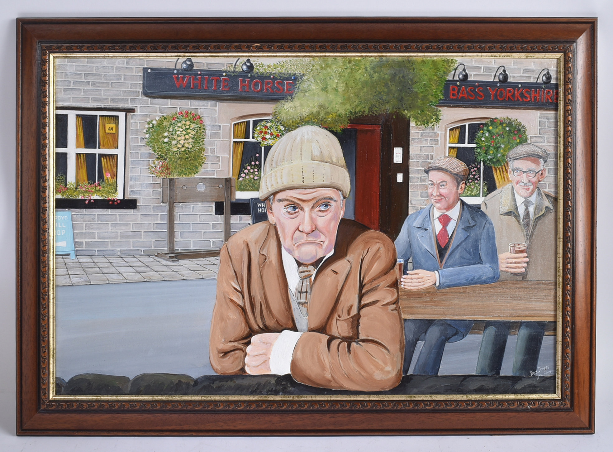 DESMOND DAVIES (ARTIST D.2021) - LAST OF THE SUMMER WINE PAINTING