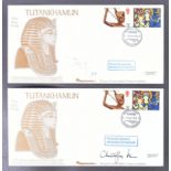 HAMMER HORROR - CHRISTOPHER LEE & PETER CUSHING - SIGNED FDCS