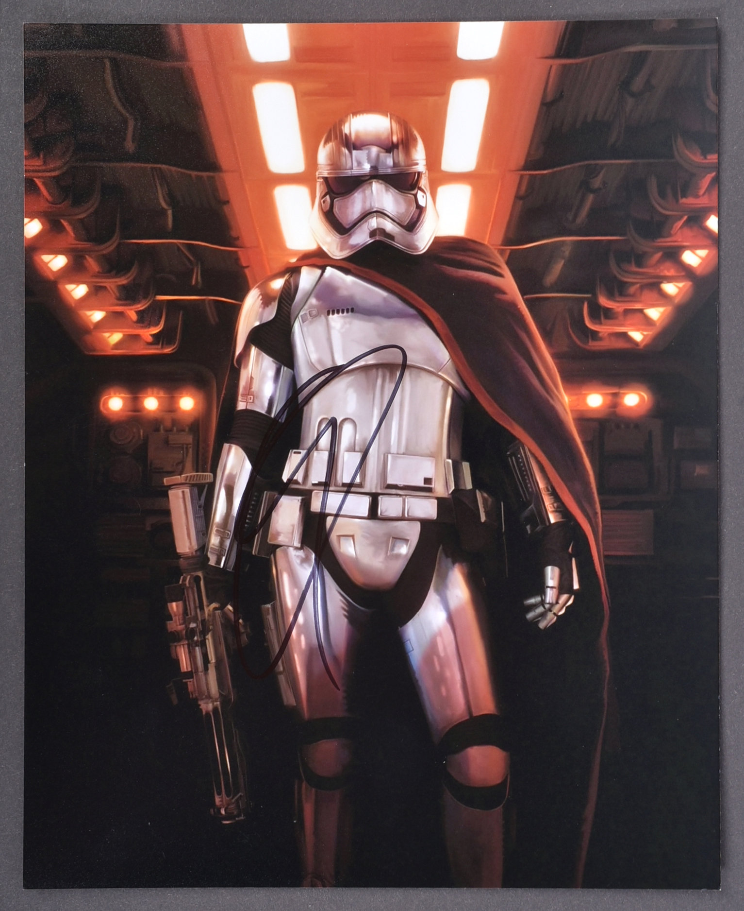 STAR WARS - GWENDOLINE CHRISTIE - AUTOGRAPHED 8X10" - ACOA