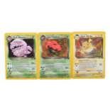 POKEMON - COLLECTION OF X3 WOTC TEAM ROCKET CARDS