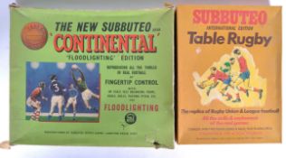 VINTAGE SUBBUTEO TABLE TOP FOOTBALL AND RUGBY GAMES
