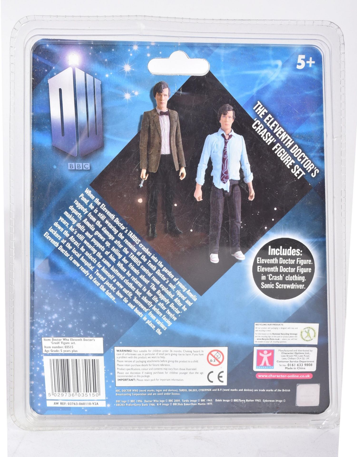 DOCTOR WHO - CHARACTER OPTIONS - X2 ' THE ELEVENTH DOCTOR'S CRASH SET ' TWIN - Image 4 of 4