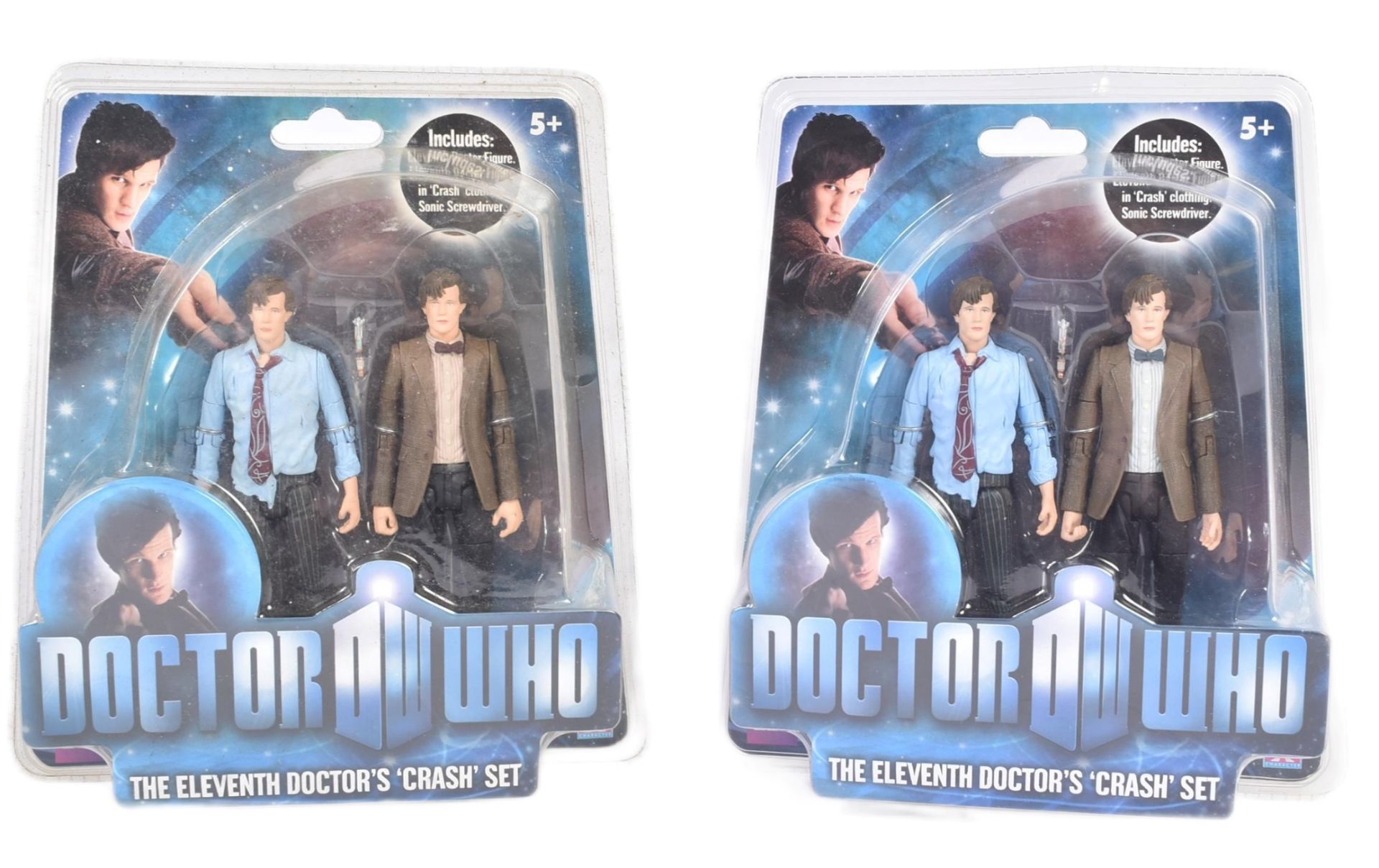 DOCTOR WHO - CHARACTER OPTIONS - X2 ' THE ELEVENTH DOCTOR'S CRASH SET ' TWIN