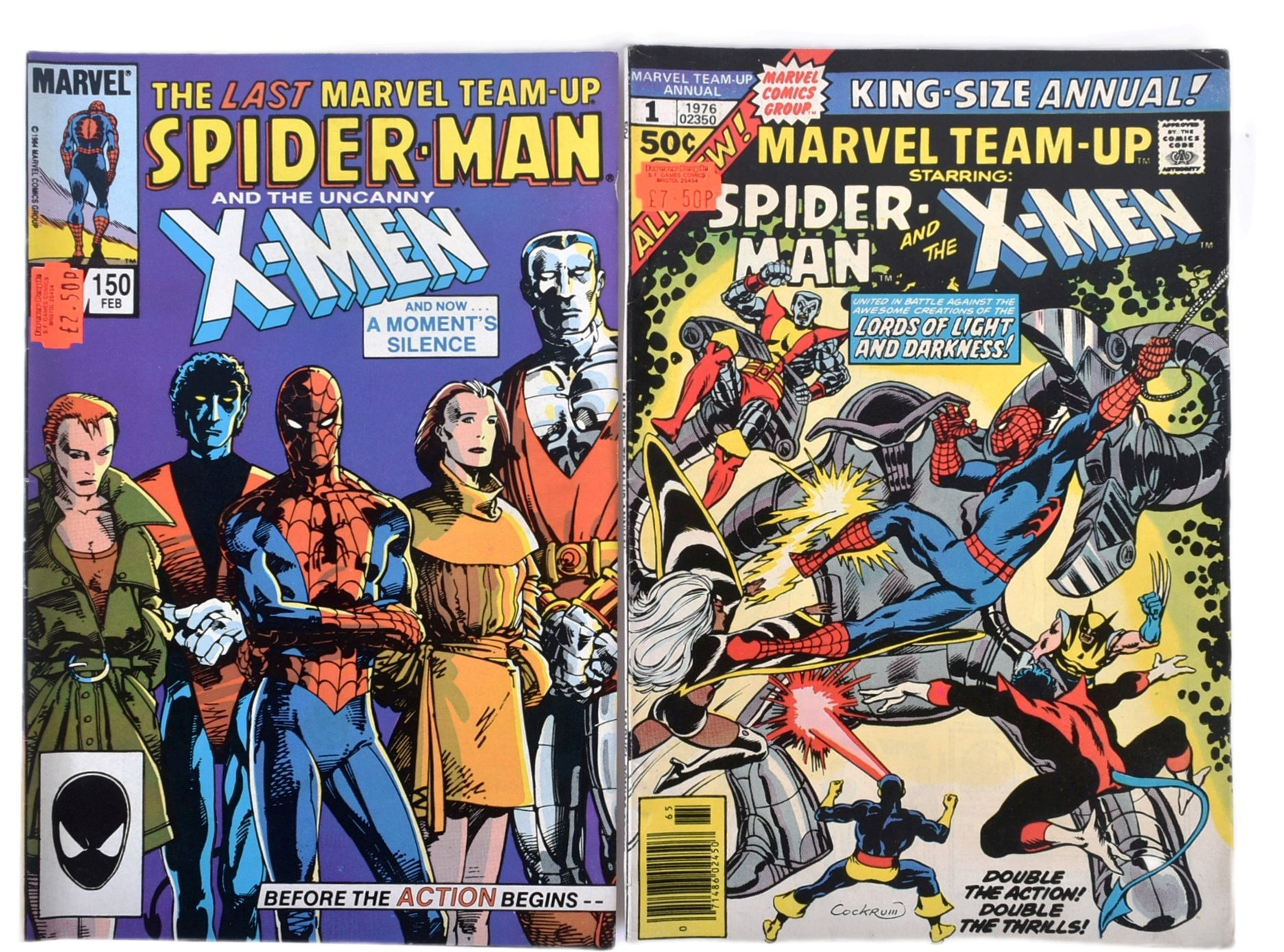 MARVEL COMICS - MARVEL TEAM-UP - FIRST & LAST ISSUES