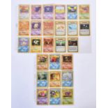 POKEMON - COLLECTION OF WOTC FOSSIL TRADING CARDS