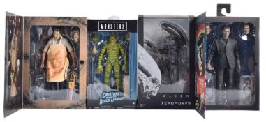 COLLECTION OF HORROR THEMED ACTION FIGURES