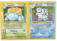 POKEMON - PAIR OF WOTC BASE SET CARDS