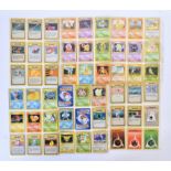POKEMON - COLLECTION OF BASE SET TRADING CARDS