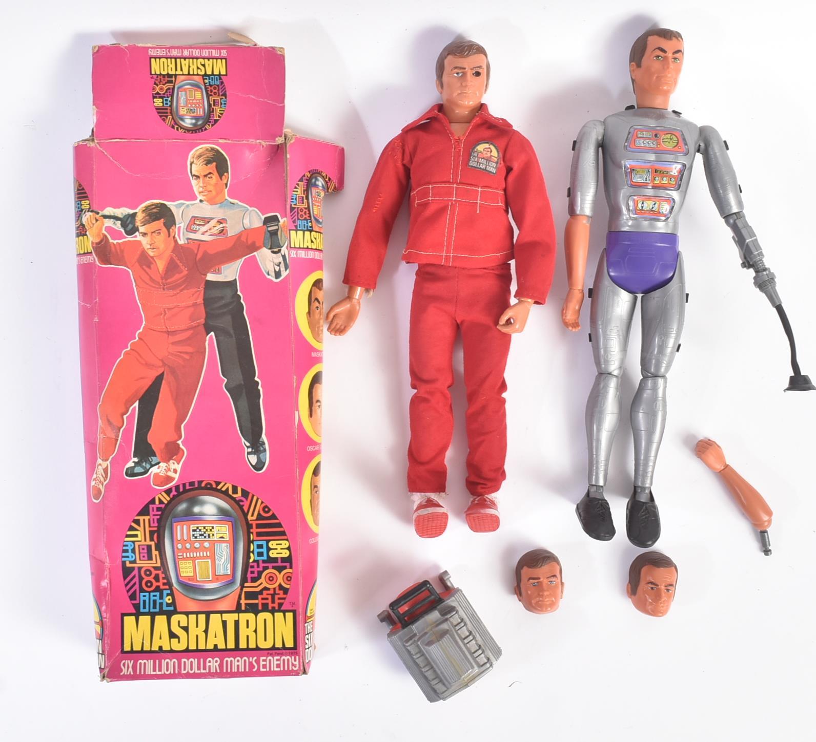 VINTAGE KENNER SIX MILLION DOLLAR MAN & MASKATRON ACTION FIGURE - Image 2 of 7