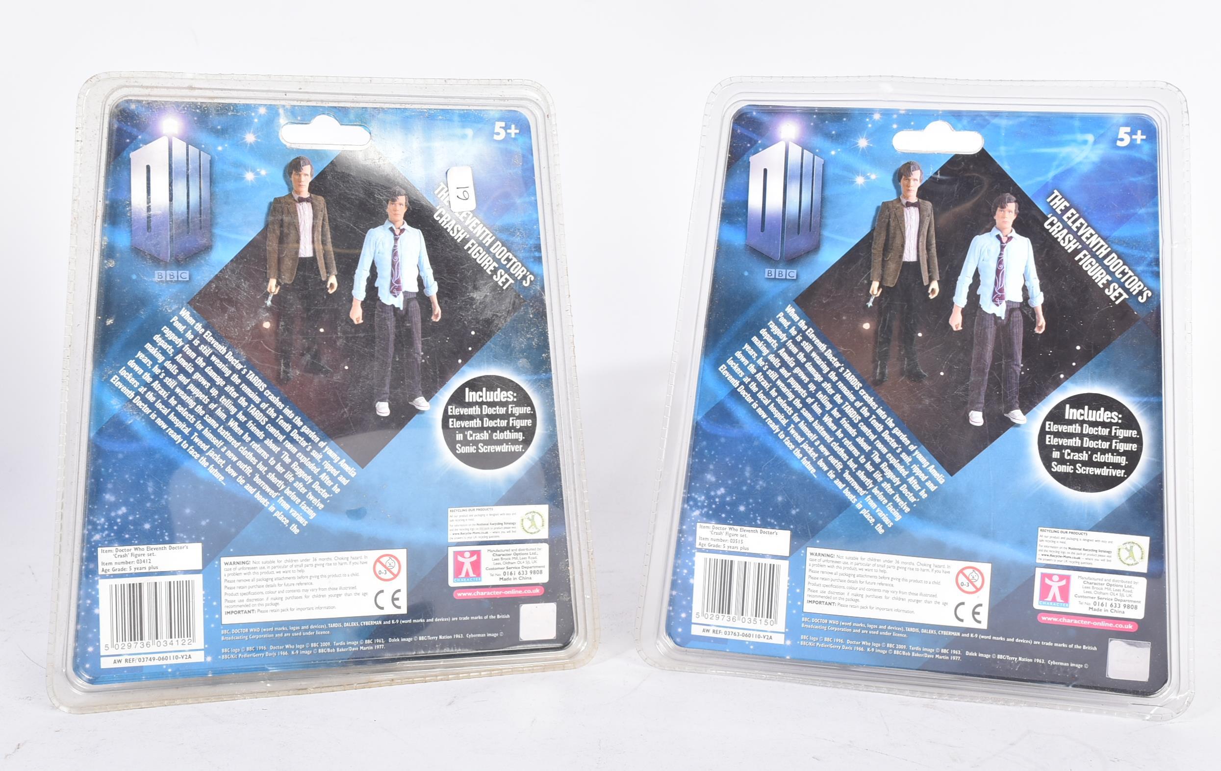 DOCTOR WHO - CHARACTER OPTIONS - X2 ' THE ELEVENTH DOCTOR'S CRASH SET ' TWIN - Image 3 of 4