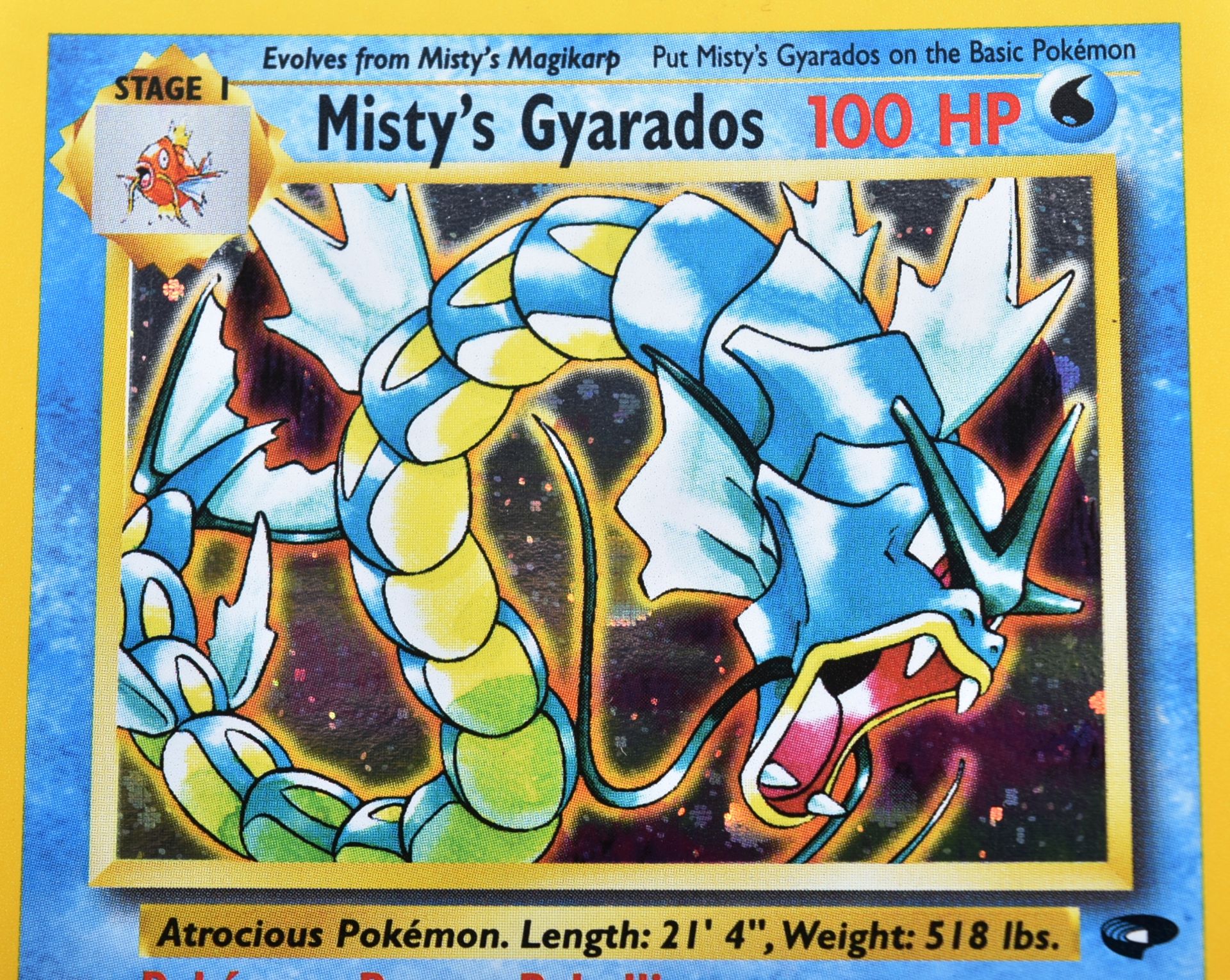 POKEMON - WOTC GYM CHALLENGE HOLO MISTY'S GYARADOS - Image 2 of 4