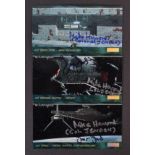 STAR WARS - TOPPS WIDEVISION IMPERIAL FLEET SIGNED TRADING CARDS