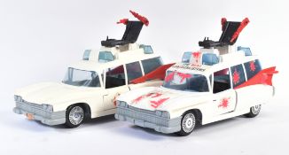 THE REAL GHOSTBUSTERS - KENNER ECTO 1 AND ECTO 1A PLAYSETS