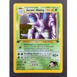 POKEMON - WOTC GYM CHALLENGE 1ST EDITION GIOVANNI'S NIDOKING