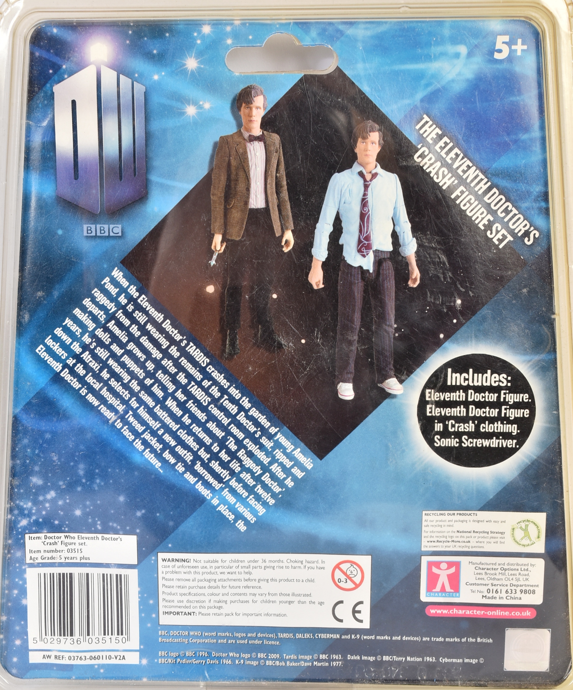 DOCTOR WHO - CHARACTER OPTIONS - X2 ' THE ELEVENTH DOCTOR'S CRASH SET ' TWIN - Image 4 of 4