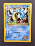 POKEMON - WOTC GYM CHALLENGE HOLO MISTY'S GYARADOS