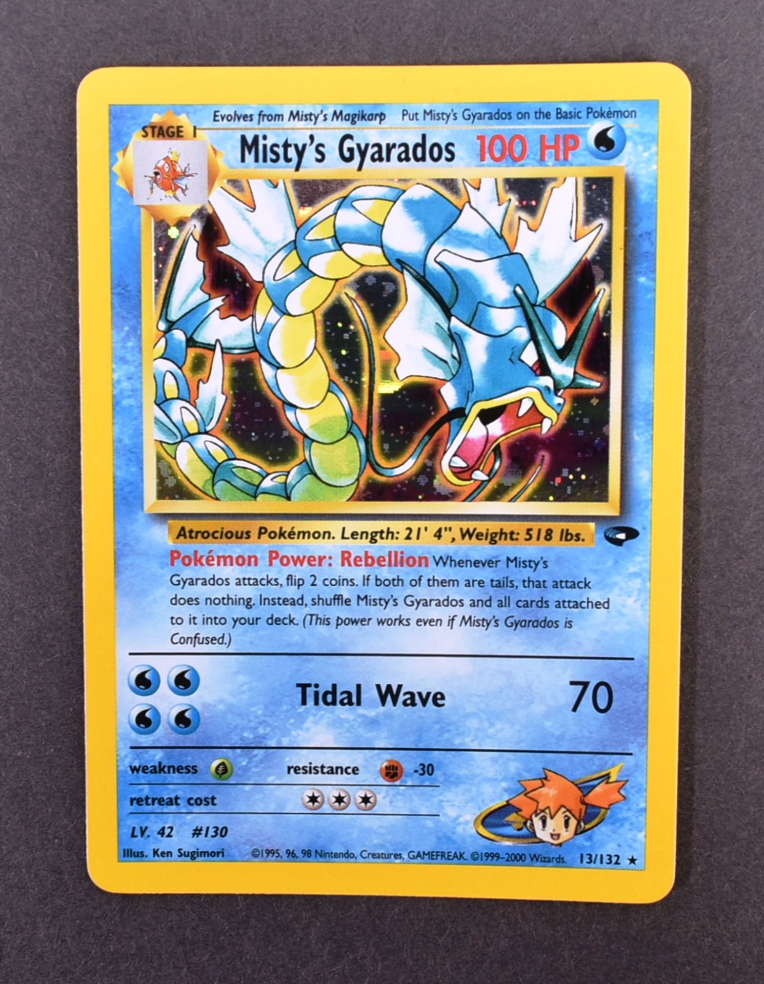 POKEMON - WOTC GYM CHALLENGE HOLO MISTY'S GYARADOS