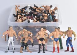 LARGE COLLECTION OF WWE WRESTLING ACTION FIGURES