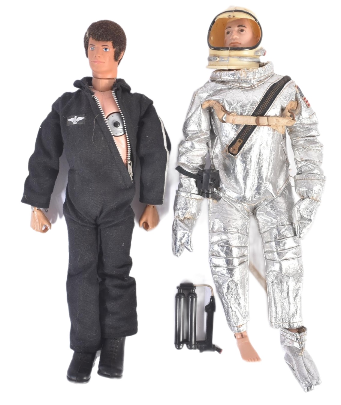 TWO VINTAGE PALITOY ACTION MAN ACTION FIGURES