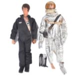 TWO VINTAGE PALITOY ACTION MAN ACTION FIGURES