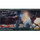 STAR WARS - MULTI-SIGNED TOPPS WIDEVISION TRADING CARD