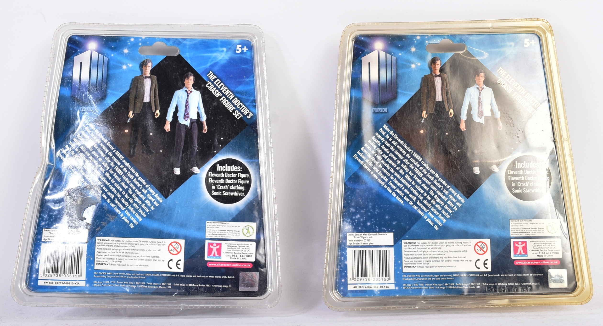 DOCTOR WHO - CHARACTER OPTIONS - X2 ' THE ELEVENTH DOCTOR'S CRASH SET ' TWIN - Image 3 of 4