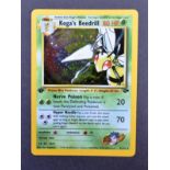 POKEMON - WOTC TEAM ROCKET GYM CHALLENGE KOGA'S BEEDRILL CARD