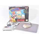 RETRO GAMING - SUPER NINTENDO MARIO PAINT VIDEO GAME