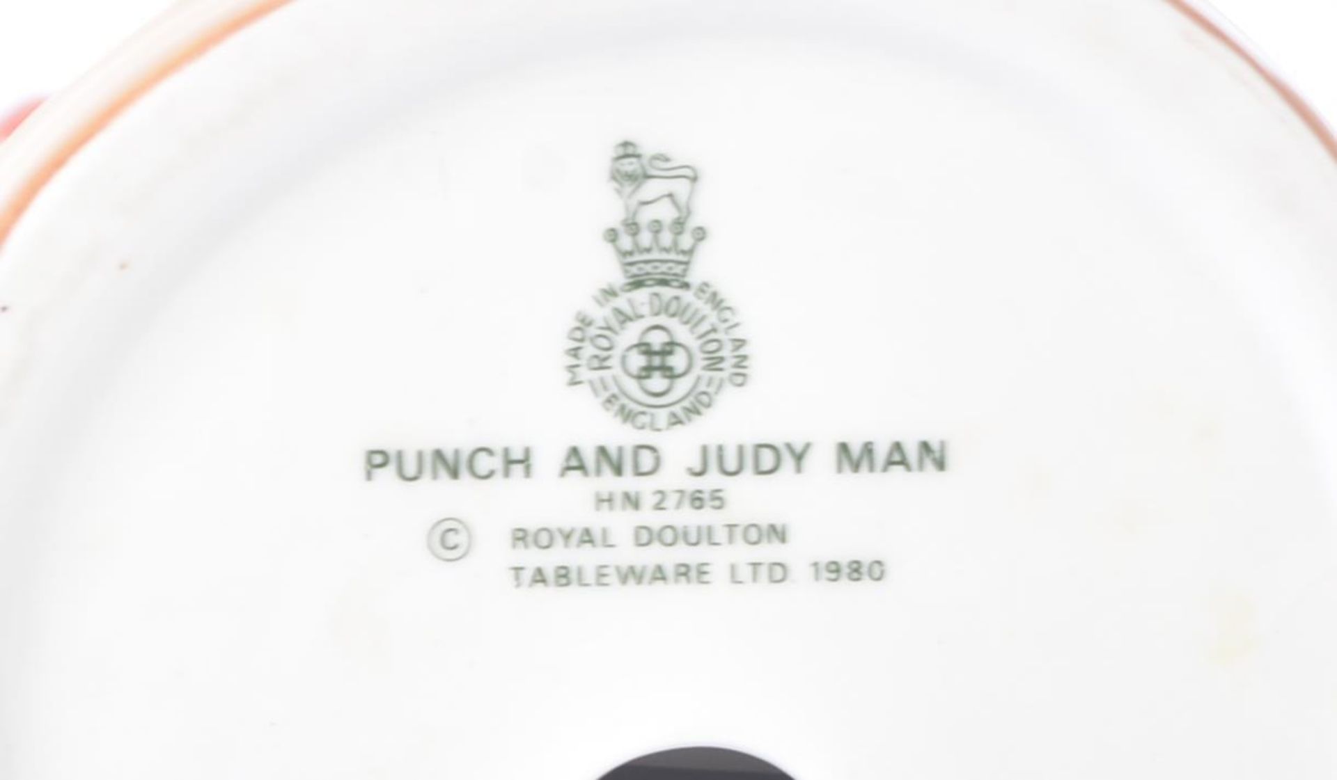 ROYAL DOULTON – PUNCH & JUDY MAN - FROM A PRIVATE COLLECTION - Image 3 of 3