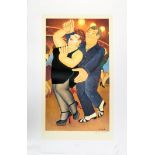 BERYL COOK (B.1926) - DIRTY DANCING - SIGNED PRINT