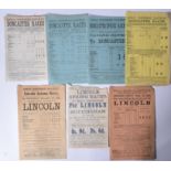 RAILWAYANA - GREAT NORTHERN RAILWAY HANDBILLS - 1870 - 1895