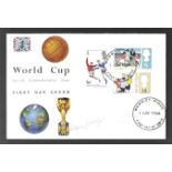 ENGLAND FOOTBALL - BOBBY MOORE (1941-1993) - SIGNED FDC